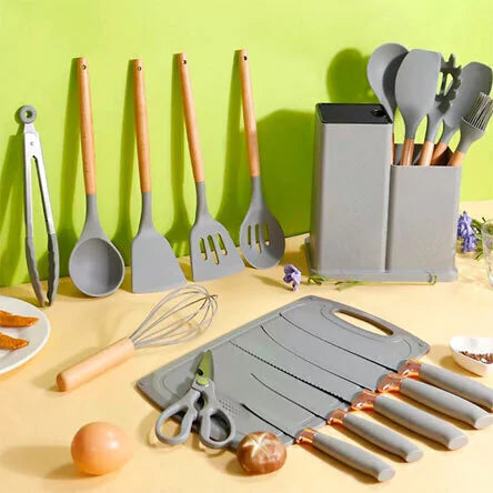 Kit de Utensílios de Cozinha - MasterCook 19 Peças