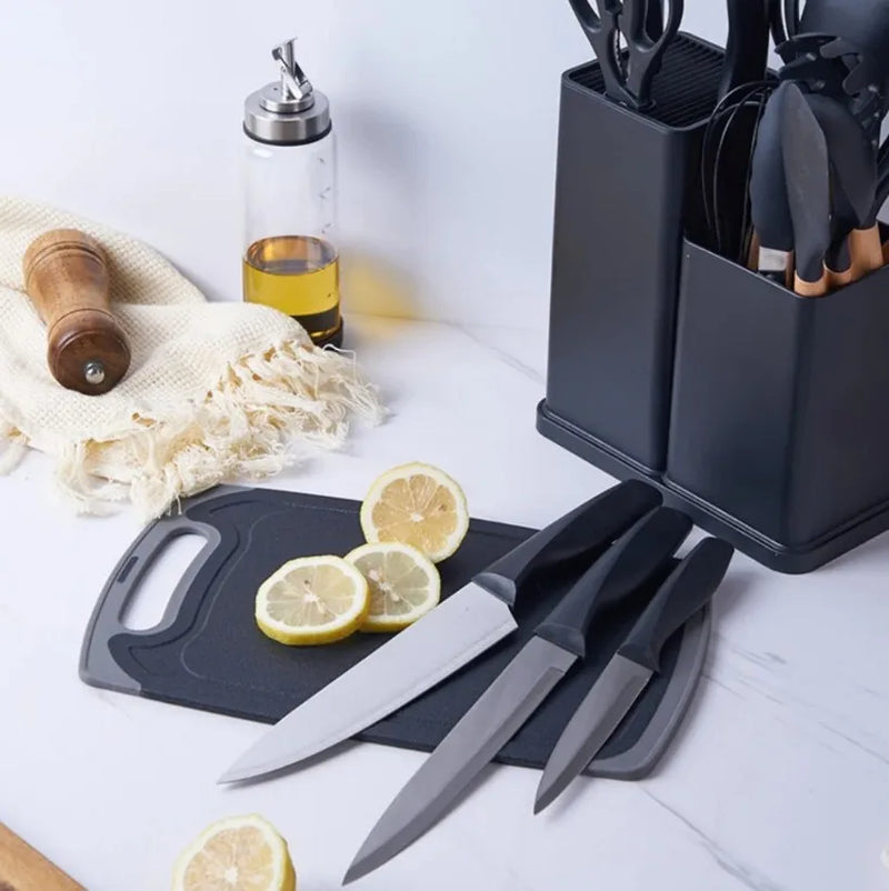 Kit de Utensílios de Cozinha - MasterCook 19 Peças