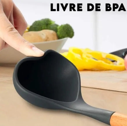 Kit de utensílios 12 peças em silicone - Kitchen Prime